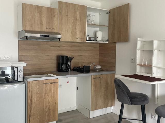 Appartement meublé 1 pièce 17 m²