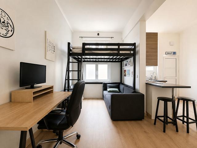 Appartement meublé 1 pièce 20 m²