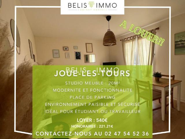 Appartement meublé 1 pièce 20 m²
