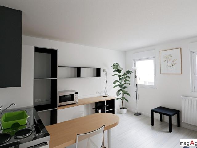 Appartement meublé 1 pièce 22 m²