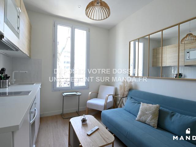 Appartement meublé 2 pièces 21 m²