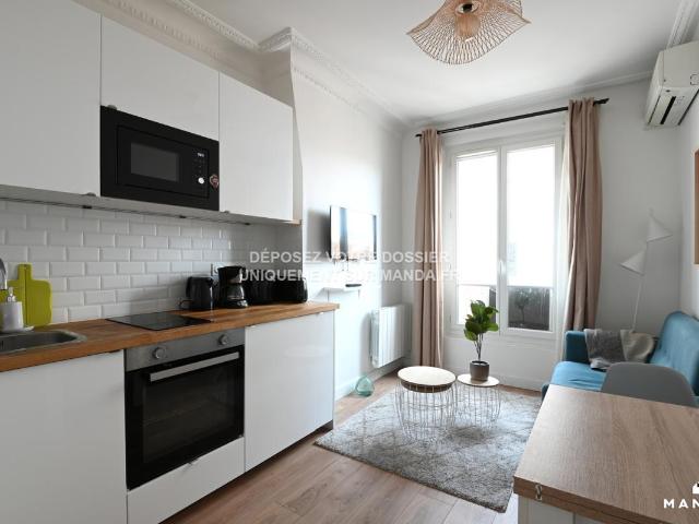Appartement meublé 2 pièces 24 m²