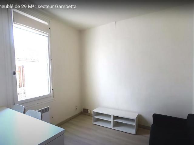 Appartement meublé 2 pièces 29 m²