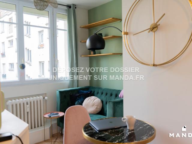 Appartement meublé 2 pièces 19 m²