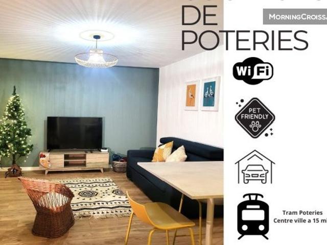 Appartement meublé 2 pièces 46 m²