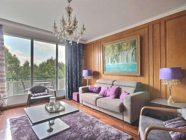 Appartement meublé à louer, 2 chambres 80 m² Mirabeau Paris