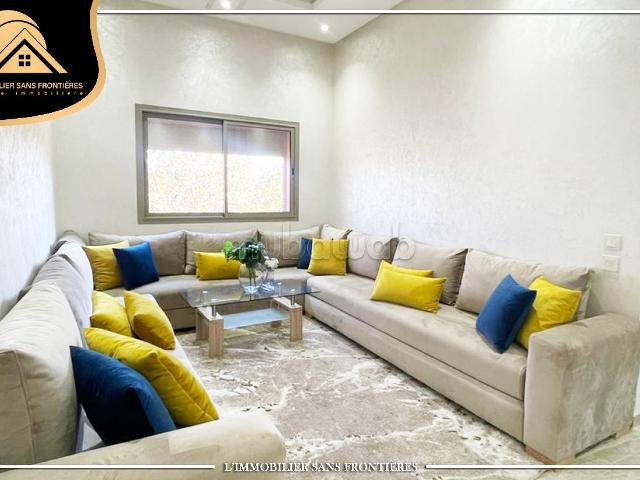 Appartement meublé à louer à Jnan Awrad, Marrakech — piscine collective — 53m²
