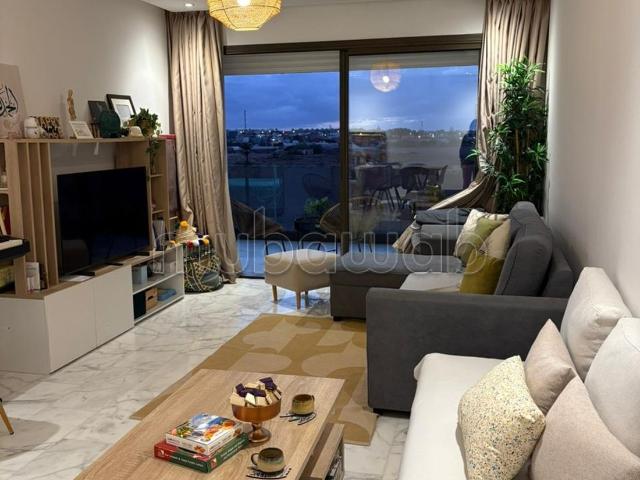 Appartement meublé à louer sur Dar Bouazza