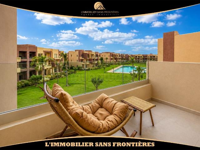Appartement meublé à louer sur la Route d’Amizmiz, Marrakech – 2ᵉ étage avec terrasse – 98 m²