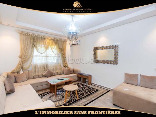 Appartement meublé à louer sur la Route d’Amizmiz, Marrakech – RDC avec jardin privé – 83 m²
