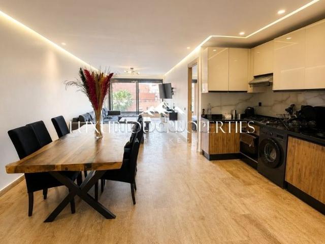 Appartement meublé avec balcons, Guéliz