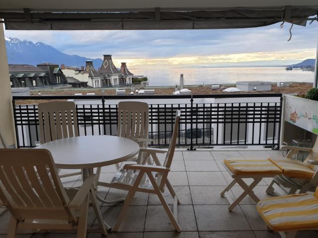 Appartement meublé de 3.5 pièces au centre ville de Montreux