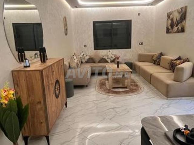 Appartement meublé équipé à louer mensuellement quartier Riad