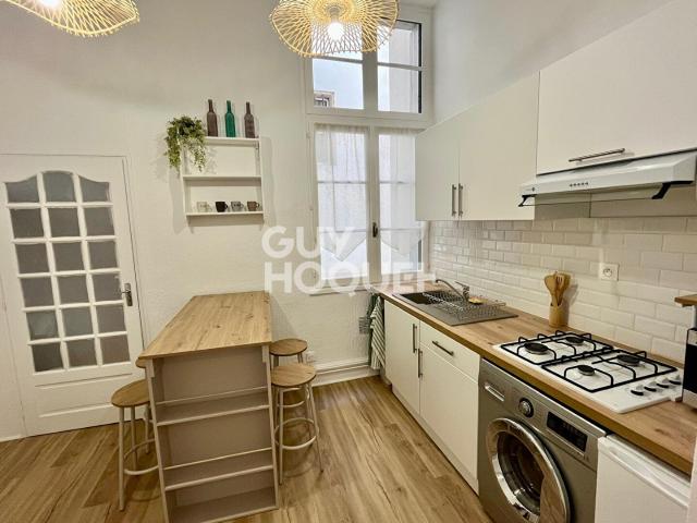 Appartement meublé rénové en coeur de ville