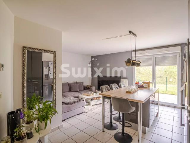 Appartement meublé T4 de 73m2 avec terrasse et jardin!