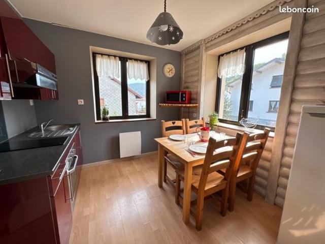 Appartement montagne type F3 avec balcon au centre ville