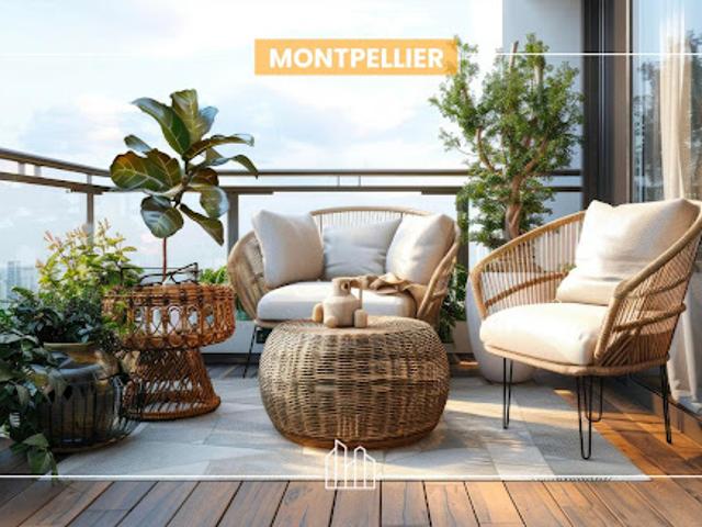 Appartement Montpellier 2 pièces RÉSIDENCE MARIANNE PROX DES BERGES DU LEZ