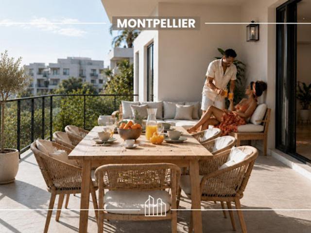 Appartement Montpellier 3 pièces RÉSIDENCE MAYA PROX SAINT ROCH
