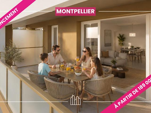 Appartement Montpellier 3 pièces RÉSIDENCE VIOLETTE PROX ÉCOLES