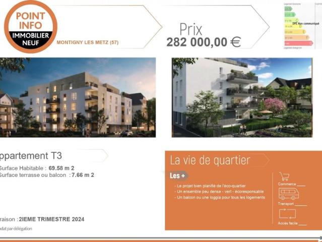Appartement moderne à Montigny lès Metz