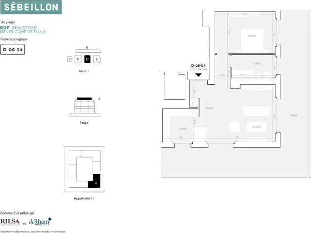 Appartement moderne de 2.5 pièces