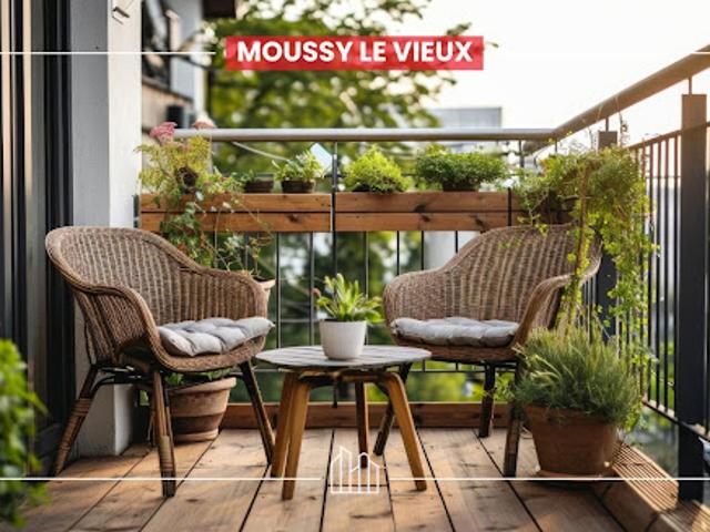 Appartement Moussy le Vieux 2 pièces CENTRE VILLE PROCHE ECOLES