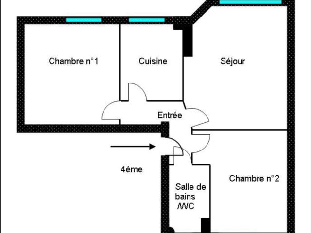 Appartement Nanterre 3 pièce s 42 m2