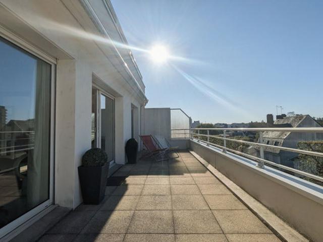 Appartement Nantes Procé 5 pièces 114 m2 terrasses, garage double, cave
