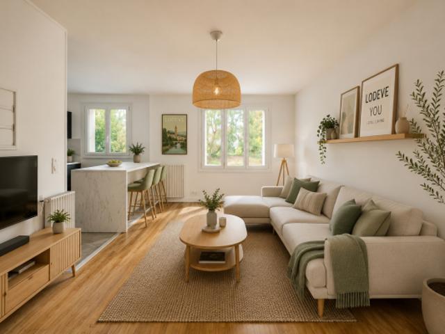 Appartement Nantes T3 face au parc de Procé