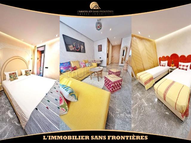 Appartement neuf meublé à louer sur la Route de Casablanca