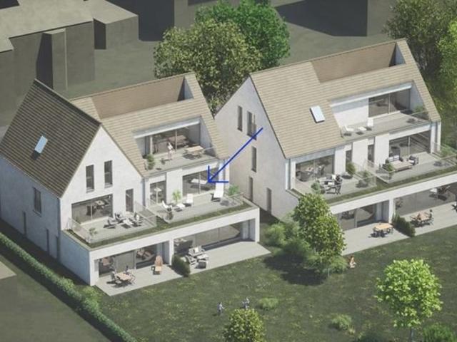 Appartement neuf au premier étage avec 2 chambres à Kortesse