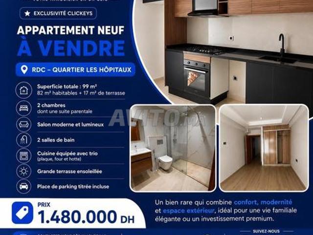 Appartement Neuf à Vendre – RDC | Casablanca