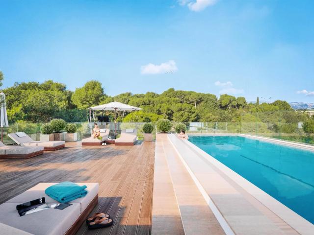 Appartement Neuf Antibes Dernier Étage Calme Piscine 63m² Antibes
