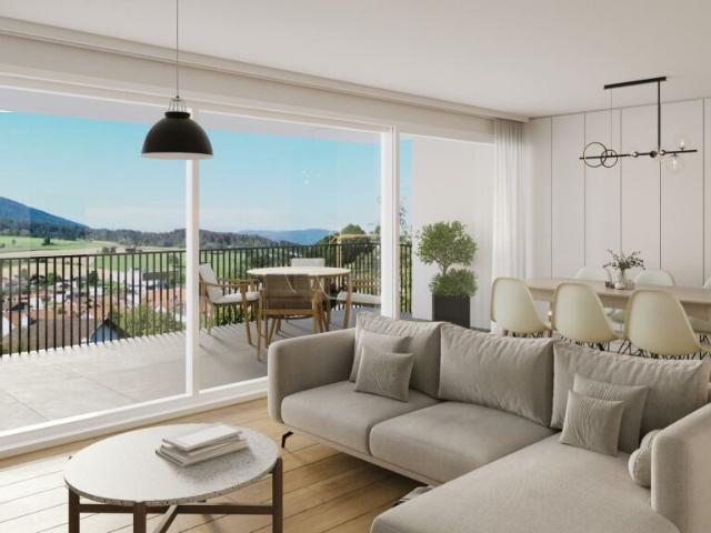 Appartement neuf de 3 pièces avec balcon orienté plein sud