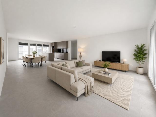 appartement neuf de 4,5 pièces au rez de chaussée à Farvagny