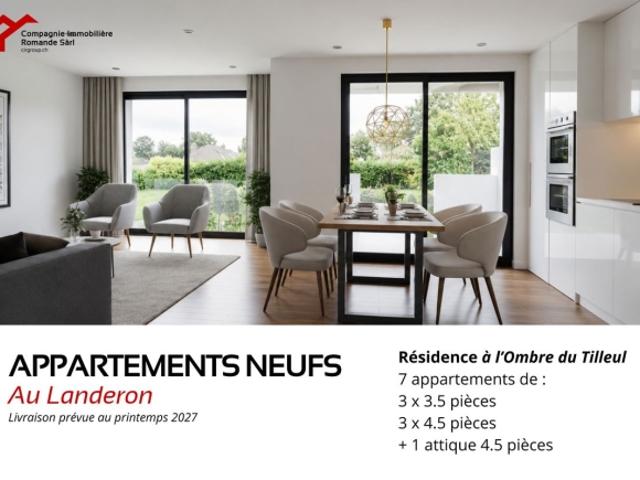 Appartement neuf en rez de jardin Livraison printemps 2027