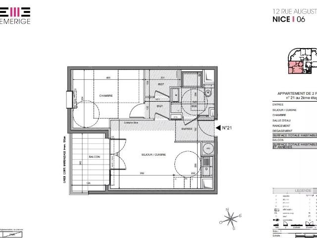 Appartement neuf près de Ruquier