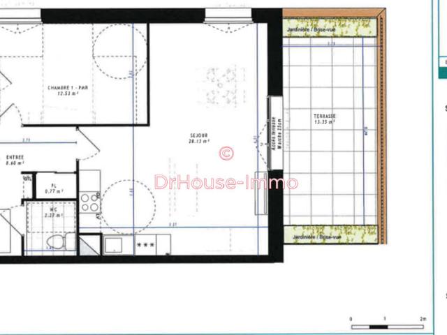 Appartement neuf T2 avec terrasse et parking