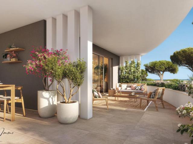 Appartement neuf 2 pièces avec terrasse à 400 m des plages