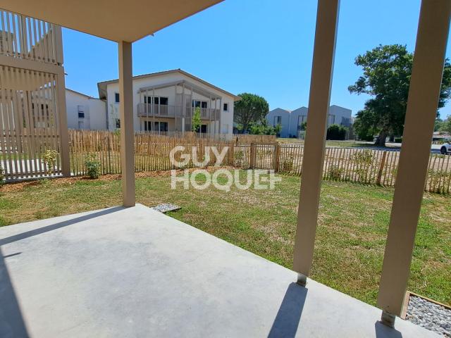 Appartement neuf 2 pièces en rez de jardin