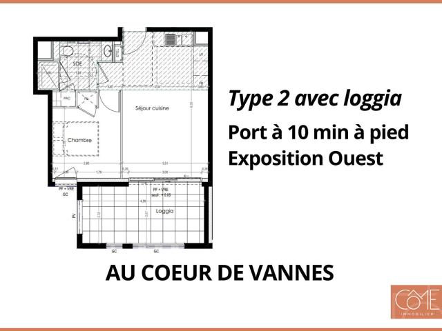 Appartement neuf 2 pièces 34 m²