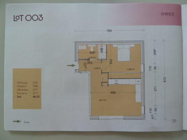 Appartement neuf 2 pièces 47 m²