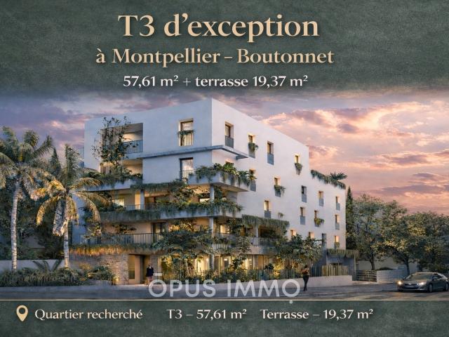 Appartement neuf 3 pièces 57 m²