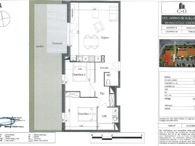 Appartement neuf 3 pièces 65 m²