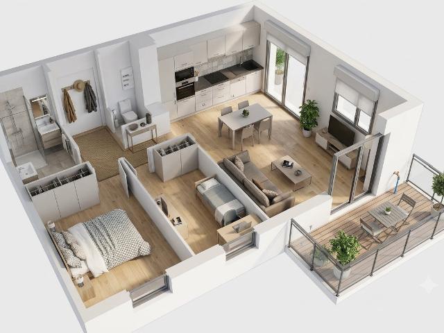 Appartement neuf 3 pièces 63 m²