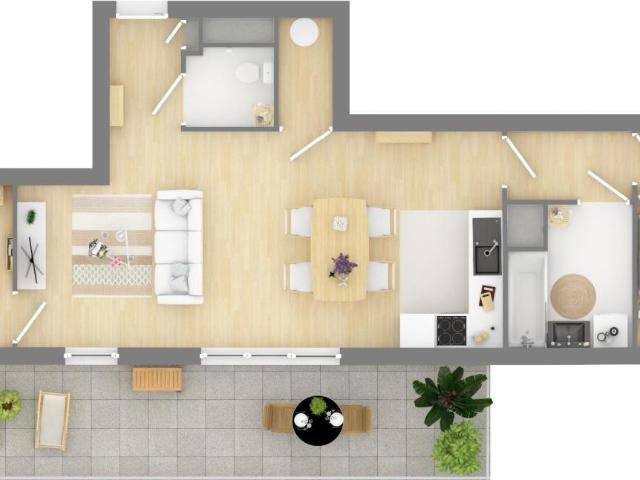 Appartement neuf 3 pièces 67 m²