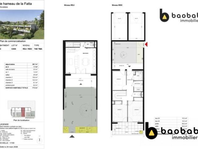 Appartement neuf 4 pièces 78 m²