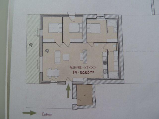 Appartement neuf 4 pièces 84 m²
