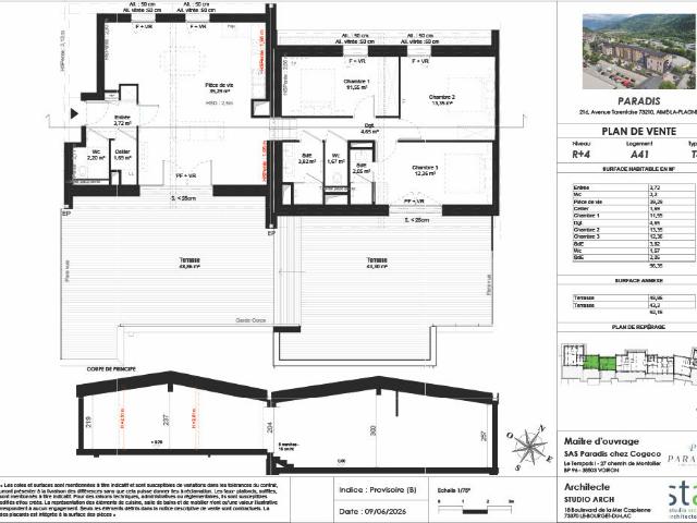 Appartement neuf 4 pièces 96 m²