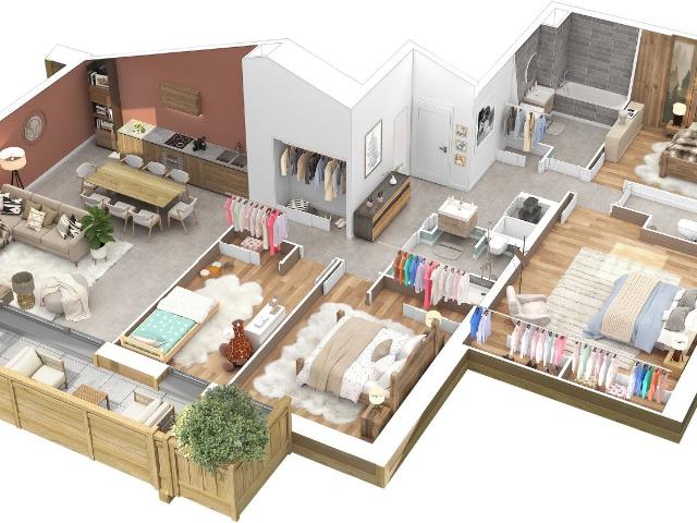 Appartement neuf 5 pièces 108 m²